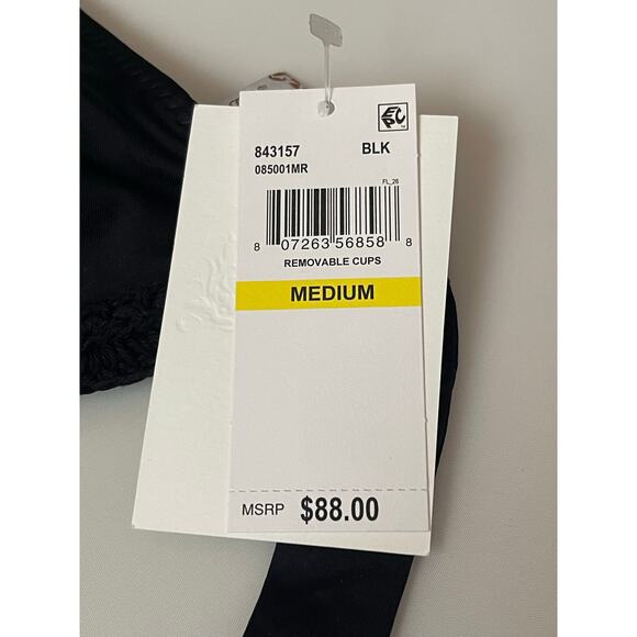 Becca Virtue Colette Avery Banded Scallop Crochet Swim Top Medium - Picture 6 of 8